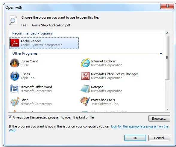 how to open pdf reader file